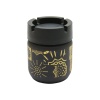 GLASS ASH BOX ORG-330 SİYAH & DESENLİ CAM HAZNELİ KÜLLÜK*24=K