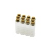 YAKUT-11556 ( 15ML ) ( ÇOK AMAÇLI & DEKORATİF ) ( BOŞ TÜP ) CAM ŞİŞE ( MANTAR KAPAKLI )*12X110