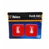 İBİCO K17-405 ( 2PCS ) PRATİK ASKI PLASTİK  ( YAPIŞKANLI KOLAY MONTAJ ) ( GÜÇLÜ YAPIŞTIRICI )*20X10