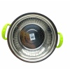 IVORY IVO-SZG166 ( 26CM ) ( PLASTİK RENKLİ KULP ) ( ÇELİK SEPET ) METAL SÜZGEÇ *60