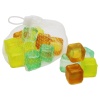 YAKUT-9620 ( 12PCS ) BUZ KÜPLERİ ( SU DOLU RENKLİ PLASTİK ) ( 2CM3) ( FİLELİ AMBALAJ )*192