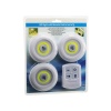 WINNBOSS WN-1186 LED NIGHT LIGHT ( 3PCS & YUVARLAK ) ( KUMANDALI & DOKUNMATİK ) ( PİLLİ ) LED LAMBA SETİ*100
