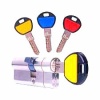YUMA YM-B68-BNP6 ( BİLYALI ) ( 68MM & 6 PİM.) ( NİKEL SATEN ) BAREL ( VAKUMLU AMBALAJ ) ( 3 ANAHTAR )*30