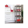 SHELF UNİT OM-1016-0763 ( 4 ( ÇUKUR ) RAFLI & GRİ & ANTRASİT ) ( DİKDÖRTGEN ) RAF ÜNİTESİ PLASTİK*6