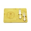 PABLITO HOME PBT-330 (BIÇAK SAĞ) (AHŞAP BAMBU) KAHVALTI PEYNİR SUNUM PANO (2PEYNİR BIÇAK=AHŞAP SAPLI)(19X29CM &1.5CM)*36