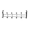 İBİCO K13-005 ( 6 KOLLU & SİYAH ) ( SİYAH PLASTİK BONCUKLU ) ( METAL ) AMERİKAN KAPI ARKASI ASKI*5X10