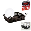 QLUX L-00987 ELEGANCE ( TEK KATLI ) BULAŞIKLIK ( SİYAH PLASTİK ) (TABAKLIK & KAŞIKLIK & BARDAKLIK VB.)*10=K