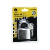 TUDOR TD-CS50MM (VAKUMLU) (YILDIZ & ÇİVİ ANAHTARLI) ( 50MM & GRİ ) ( KISA KANCALI ) ÇELİK ASMA KİLİT*12X10