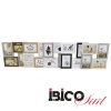 İBİCO İ12-036 ( 4LÜ & BİRLEŞİK ) (İKİ RENK MİX ÇERÇEVE) (AİLE FOTO) AHŞAP RESİM ÇERÇEVE ( 4X6 & 10X15CM )*24=K