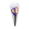 TAKSUN GL-203 ( 9½ ) ( ALMAN STİLİ ) TERZİ MAKAS (RENKLİ PLASTİK SİLİKON DESTEKLİ SAP) (KESKİN GÜÇLÜ BIÇAKLAR)*12X12
