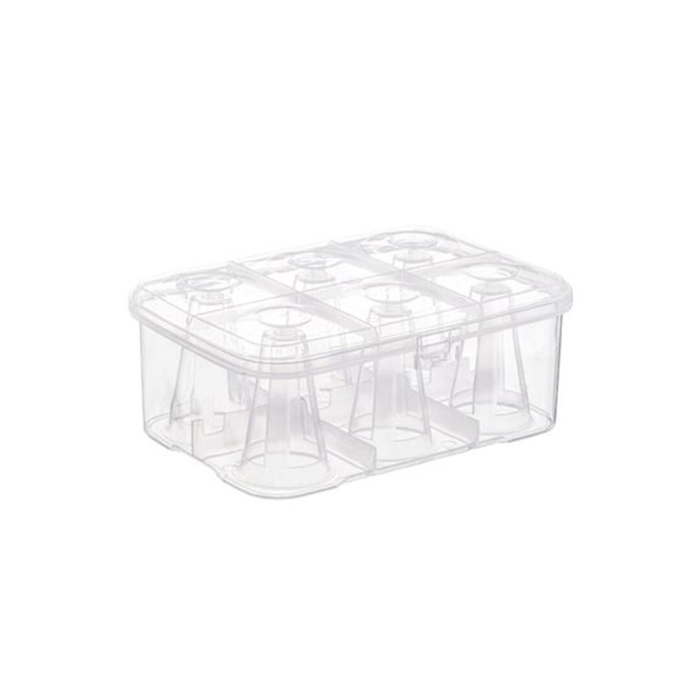 URVE UR-3448 ( 6LI ) ( SU BARDAK & KULPLU BARDAK ) TAŞIMA APARATI ( ŞEFFAF PLASTİK )*18