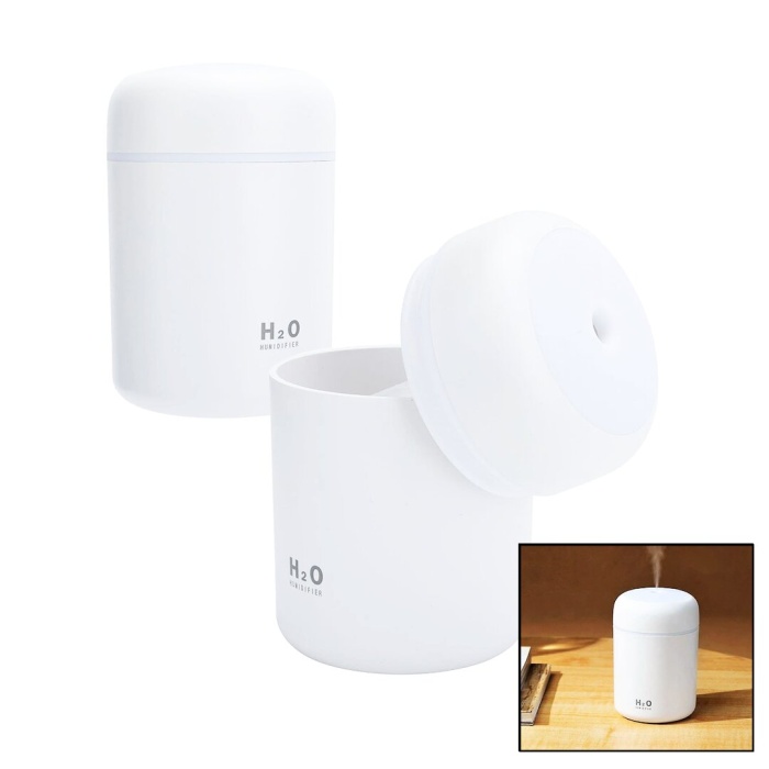 USB COLORFUL YAKUT-12793 (H2O) (MİNİ) (USB ŞARJ& RENKLİ IŞIK) HAVA NEMLENDİRİCİ& BUHAR MAKİNE& KOKU GİDERİCİ 300ML*100