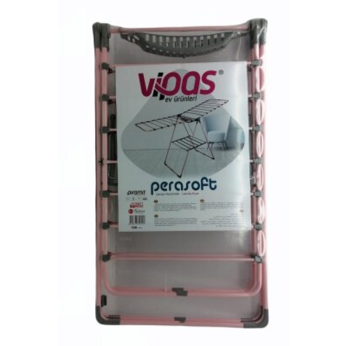 VİPAS PERA ( BLACK & GOLD ) (KANATLI) ÇAMAŞIR KURUTMALIK (KATLANIR) (15KG & 16.5MT KAPASİTE) (MANDAL SEPETLİ)*5=K