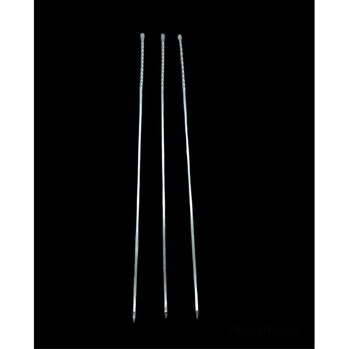 İBİCO K-300 ( KUŞBAŞI ) ( KALIN KARE & BURGULU ) ( 50CM ) METAL MANGAL ŞİŞİ*100X5
