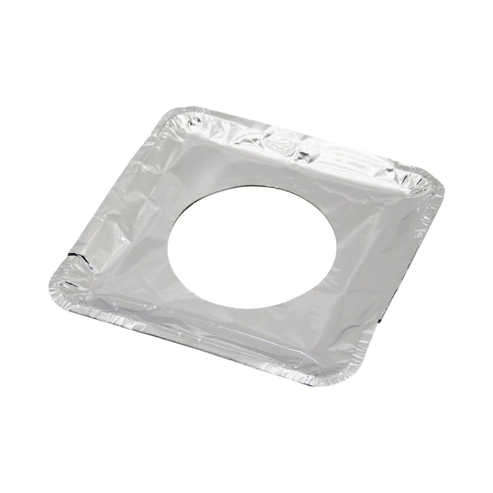 DMR HOME STOVE BURNER COVER DMR-7136 ( 10PCS ) OCAK ZEMİNİ KORUYUCU ( ALÜMİNYUM FOLYO )*160