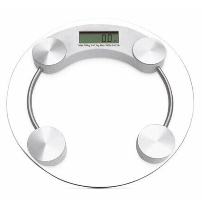 TECHFİT TF-1051 DİJİTAL YUVARLAK CAM BASKÜL TERAZİ TARTI 180KG.*10