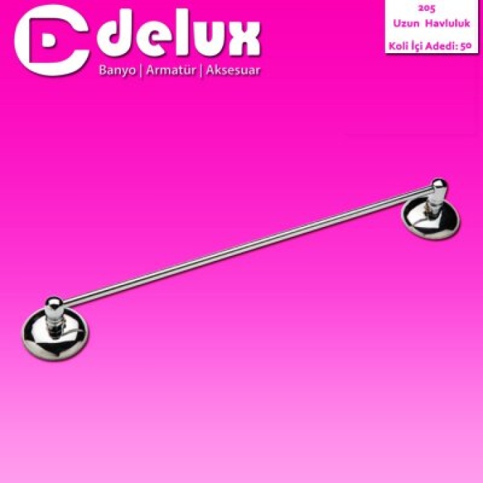 İBİCO BANYO BNY-205 ( UZUN ) METAL ( HAVLULUK ) ( VİDALI MONTAJ )*50