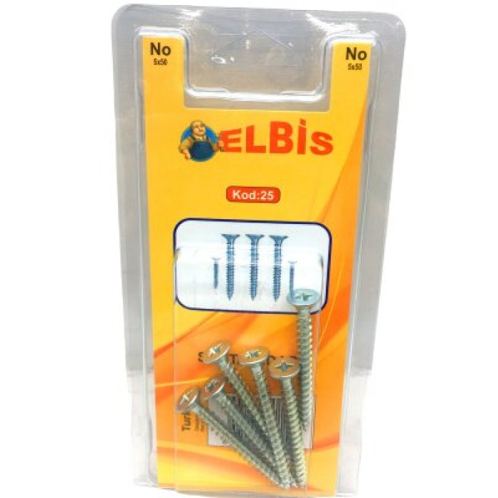 MEDALYAN DL-07 ( 5X50 ) SUNTA VİDASI YHB ( 8PCS )*12X10