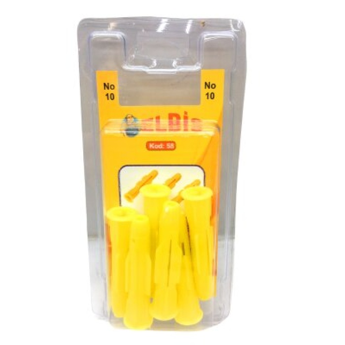 MEDALYAN DL-86 ( 8MM ) ( ROKET ) DÜBEL SARI ( 12PCS )*12X9