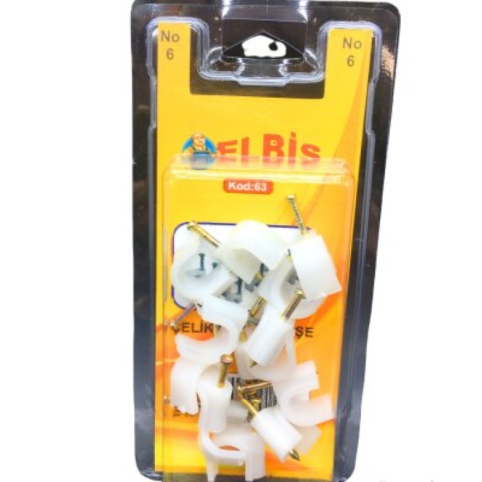 MEDALYAN DL-38 ( NO-6 ) ÇELİK ÇİVİLİ KROŞE ( 12PCS )*12X24