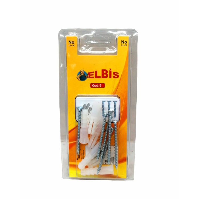MEDALYAN DL-33 ( NO-3.5X50 ) DÜBELLİ VİDA ( DUBEL=NO-6 ) ( 10PCS )*12X10
