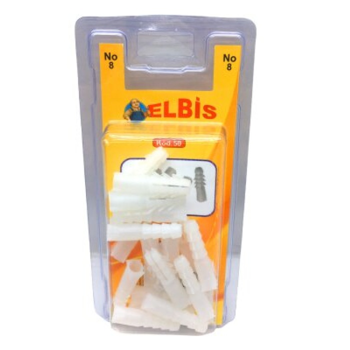 MEDALYAN DL-47 ( NO-8 ) DÜBEL BEYAZ ( 25PCS )*12X9