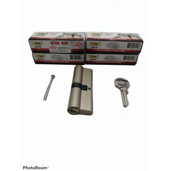 YMK-B90HS ( HİBRİT ) ( 90MM )  ( NİKEL SATEN ) CERMAN BAREL ( KUTULU AMBALAJ ) ( 2 ANAHTAR )*96