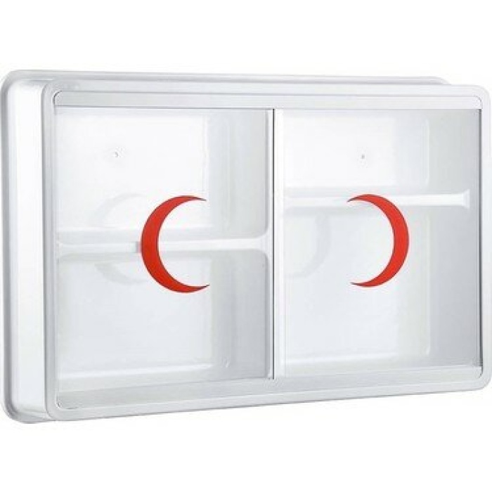 ÇELİK AYNA-158 PLASTİK ECZA DOLABI*8