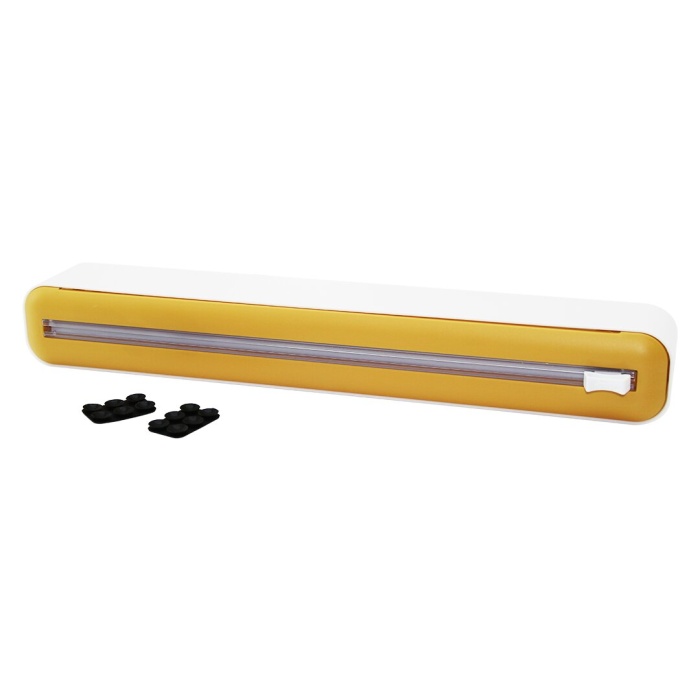 PLASTİC FİLM CUTTER DMR-5095 ( PLASTİK ) STREÇLİK ( 35CM ) (PRATİK KESME APARATLI) ( 6+6 PCS MİNİ VANTUZ & YAPIŞKANLI )*100