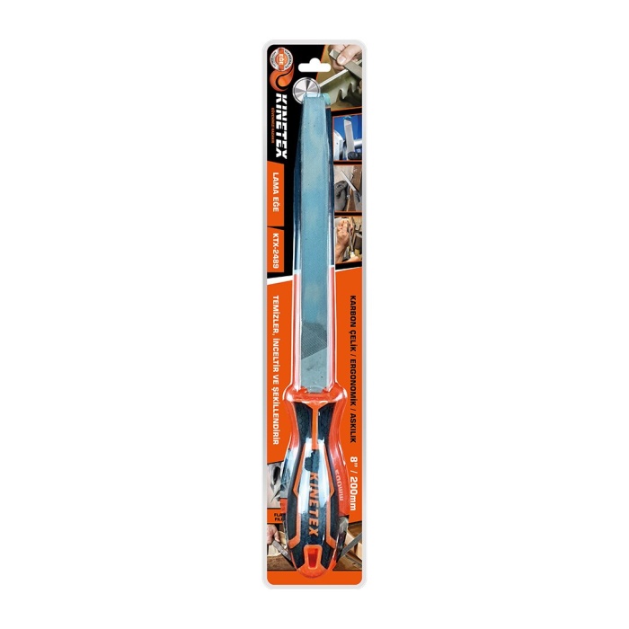 KNITEX KTX-2489 ( 8 & 200MM ) ( LAMA ) METAL EĞE TÖRPÜ ( PLASTİK SAPLI )*12X10