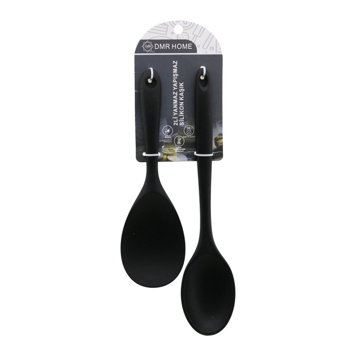 DMR HOME DMR-4850 ( 2PCS ) ( SİLİKON ) KAŞIK SET ( GENİŞ AĞIZ= 6.6X9.5CM--22.5CM ) ( DAR AĞIZ= 5.8X8CM--27.5CM )*144