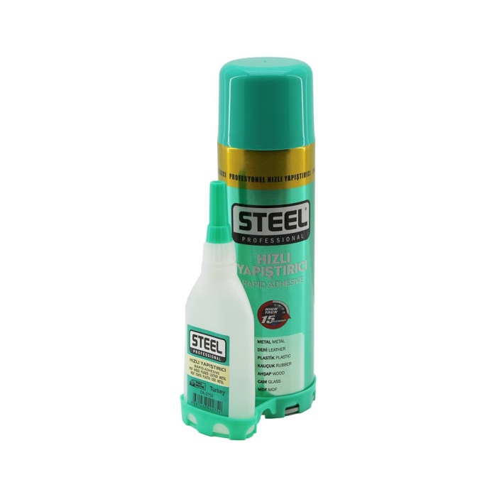 STEEL CK-2769 ( 500ML+ 100GR ) HIZLI YAPIŞTIRICI*25