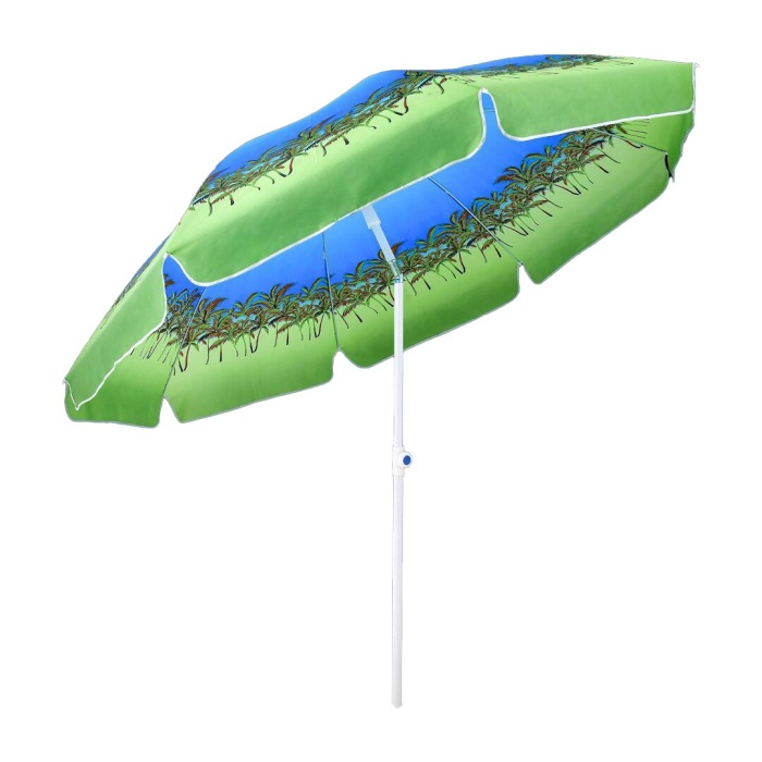 YENİ SKY-113 ( 240 CM ) POLYESTER KUMAŞ PLAJ ŞEMSİYESİ*5X2