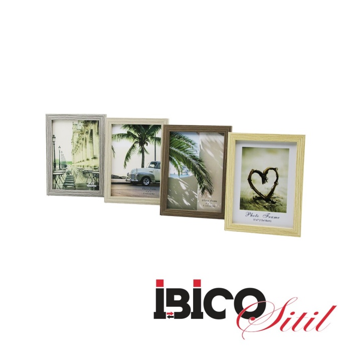 İBİCO İ12-017 ( 5X7 & 13X18CM ) ( İNCE & TEK RENK ÇERÇEVE ) AHŞAP RESİM ÇERÇEVESİ*36=K