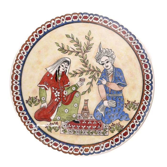 El Yapımı Çini Tabak