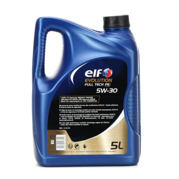 ELF Evolution Fulltech FE 5W-30 5 LT (ü.t 2023)