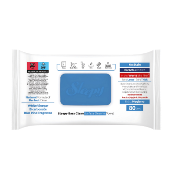 Sleepy Easy Clean 4XL Blau Feuchtes Bodenreinigungstuch