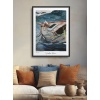 HOMEPACK AHŞAP ÇERÇEVELİ TEK PARÇA TABLO POSTER TABLO TK/181