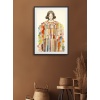 HOMEPACK AHŞAP ÇERÇEVELİ TEK PARÇA TABLO POSTER TABLO TK/196