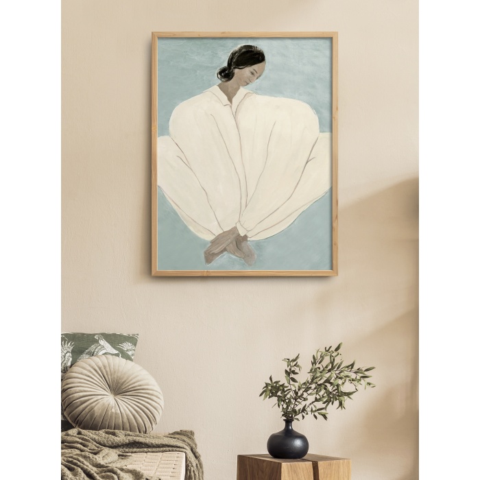 HOMEPACK AHŞAP ÇERÇEVELİ TEK PARÇA TABLO POSTER TABLO TK/036