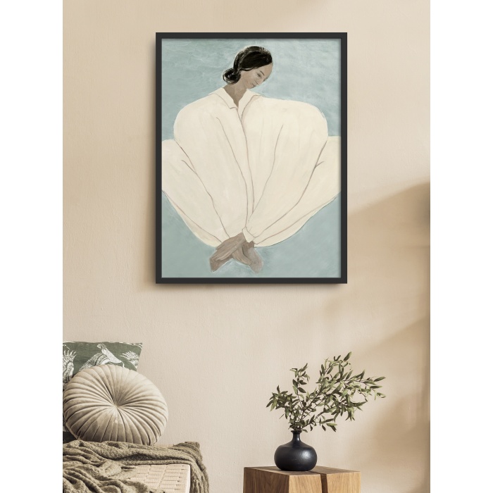HOMEPACK AHŞAP ÇERÇEVELİ TEK PARÇA TABLO POSTER TABLO TK/036
