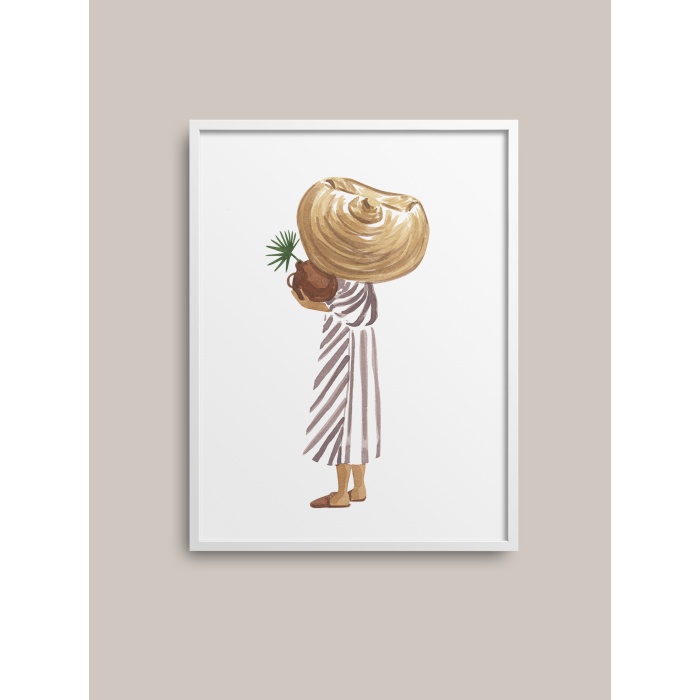 HOMEPACK AHŞAP ÇERÇEVELİ TEK PARÇA TABLO POSTER TABLO TK/040