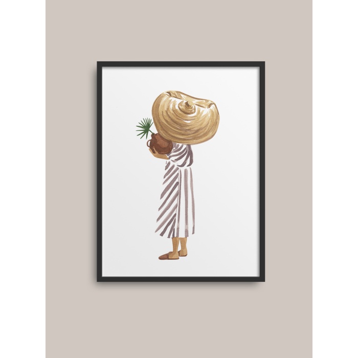 HOMEPACK AHŞAP ÇERÇEVELİ TEK PARÇA TABLO POSTER TABLO TK/040