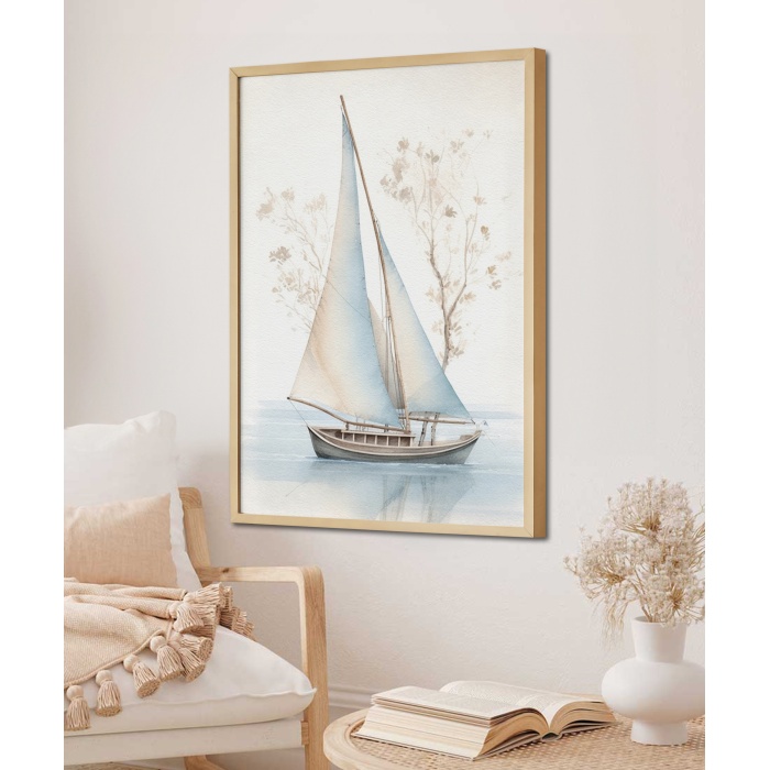 HOMEPACK AHŞAP ÇERÇEVELİ TEK PARÇA TABLO POSTER TABLO TK/127