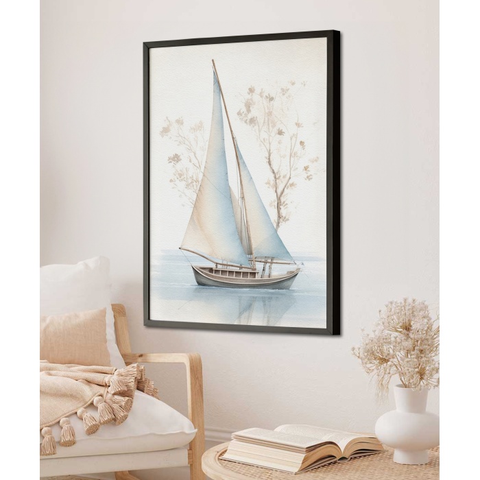 HOMEPACK AHŞAP ÇERÇEVELİ TEK PARÇA TABLO POSTER TABLO TK/127