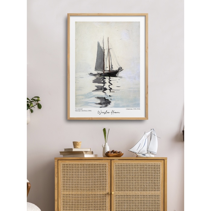 HOMEPACK AHŞAP ÇERÇEVELİ TEK PARÇA TABLO POSTER TABLO TK/184