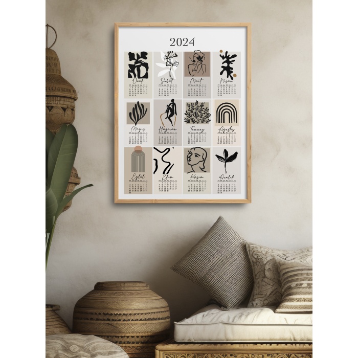 HOMEPACK AHŞAP ÇERÇEVELİ TEK PARÇA TABLO POSTER TABLO TK/191