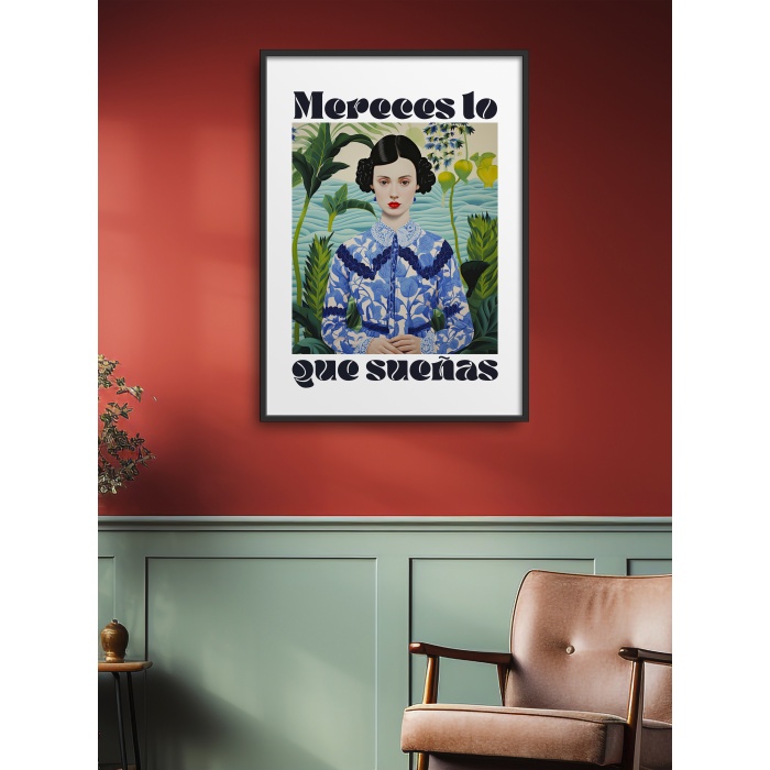 HOMEPACK AHŞAP ÇERÇEVELİ TEK PARÇA TABLO POSTER TABLO TK/194