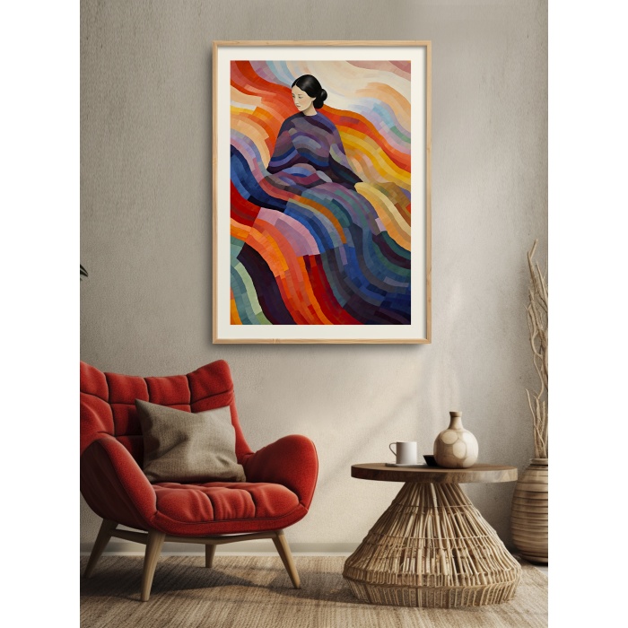 HOMEPACK AHŞAP ÇERÇEVELİ TEK PARÇA TABLO POSTER TABLO TK/195