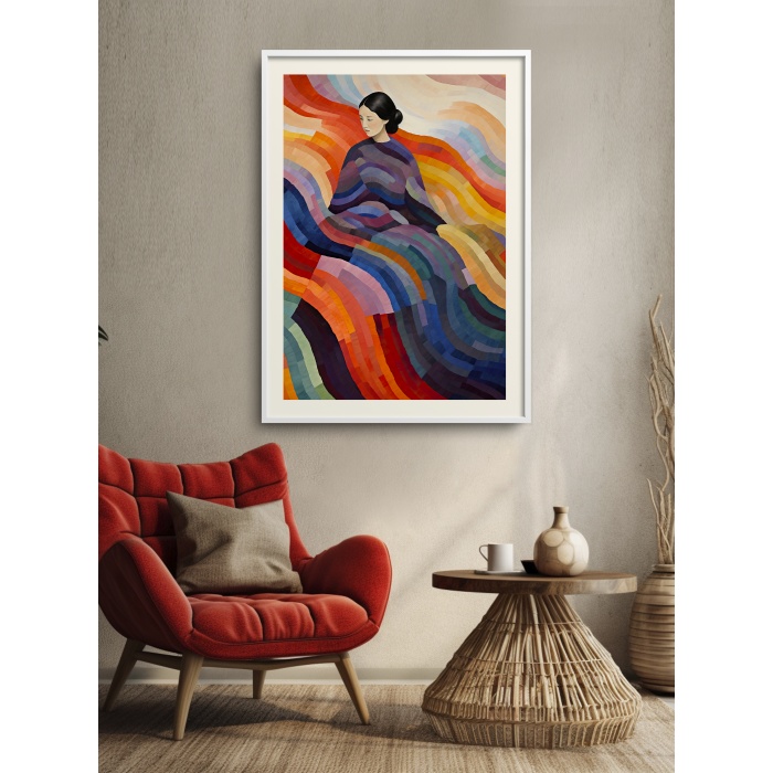 HOMEPACK AHŞAP ÇERÇEVELİ TEK PARÇA TABLO POSTER TABLO TK/195